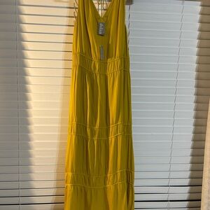 Beautiful new yellow gold Dolan dress xxs petite.